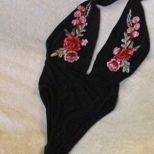 Plunge bodysuit